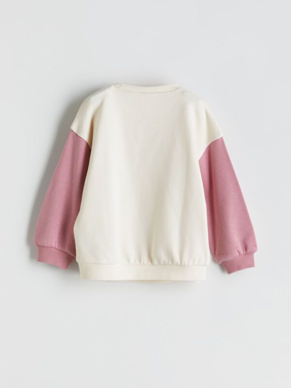 Moudda LC Waikiki - Ensemble jersey sous licence Fille Ecru - Tunisie 3