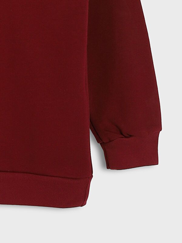 Moudda LC Waikiki - Sweatshirt en jersey sous licence Garçon Bordeaux - Tunisie 4