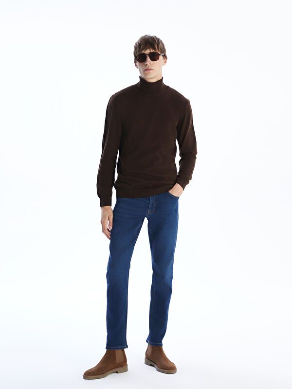 Moudda LC Waikiki - Pantalon jean tissé basique Homme Rodéo noir - Tunisie 1