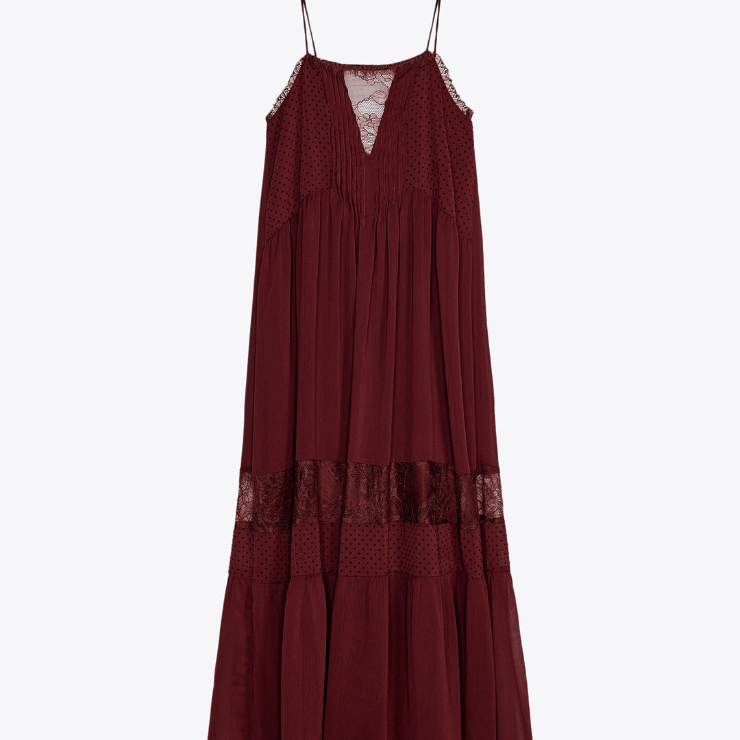Moudda ZARA - Robe Midi Bretelles - Dentelle - Tunisie 1