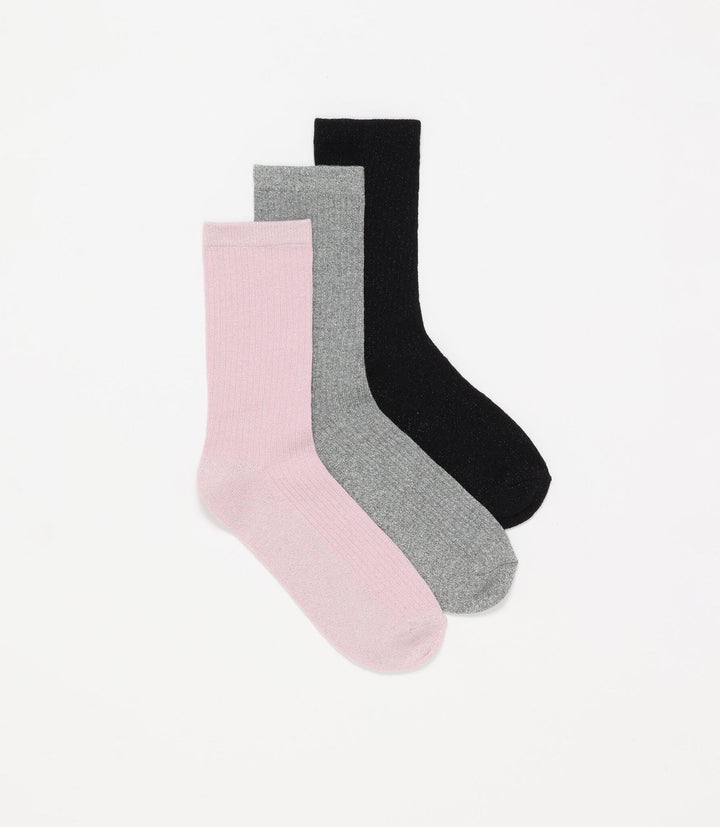 Moudda Lefties - Pack 3 Chaussettes Longues - Côtes Lurex - Tunisie 1