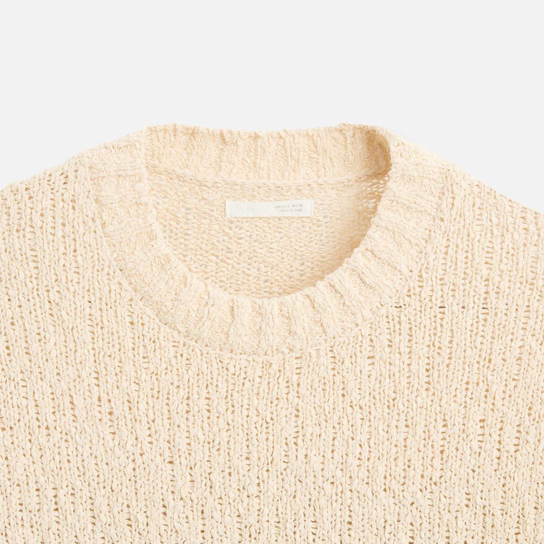 Moudda ZARA - Pull - Col Rond & Rayure Marine - Tunisie 3