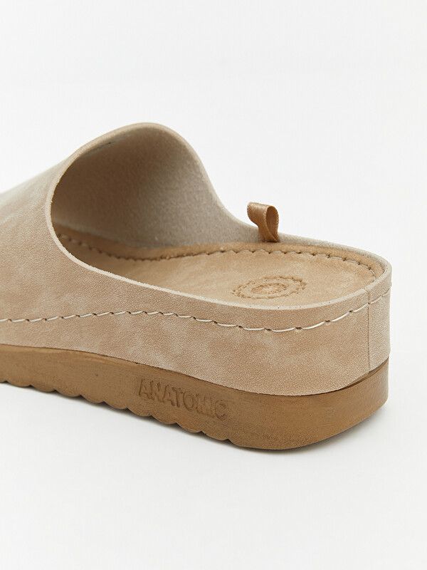 Moudda LC Waikiki - Pantoufles pour Femme couleur Beige - Tunisie 5
