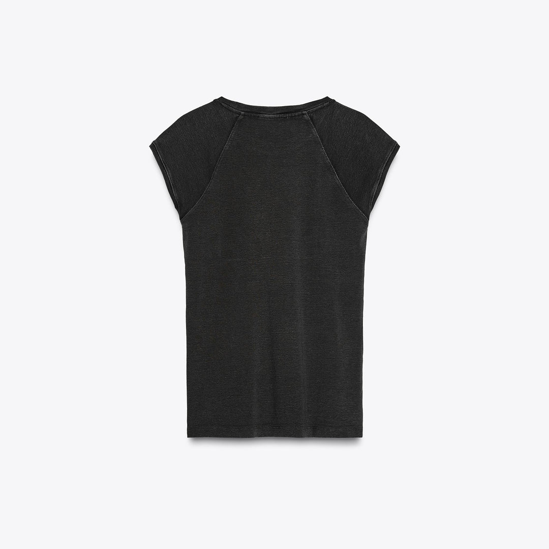Moudda ZARA - T-Shirt Coton Lavé - Manches Raglan - Tunisie 2