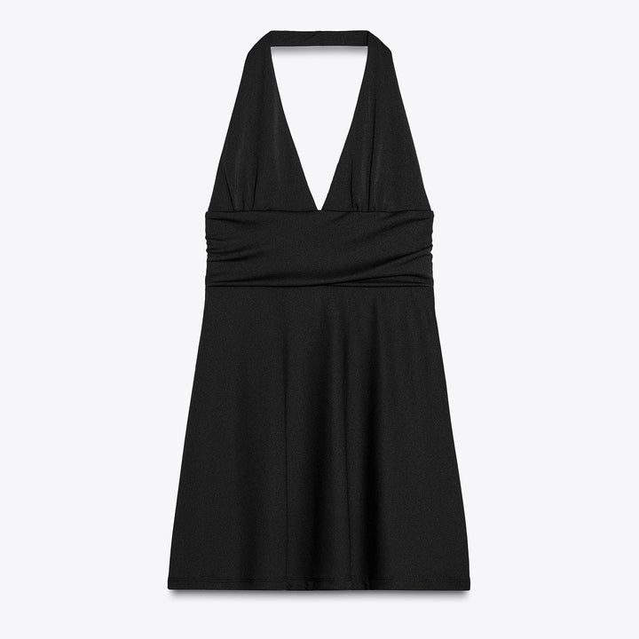 Moudda ZARA - Robe Mini Halter - Col Piqué & Bas Volume - Tunisie 1