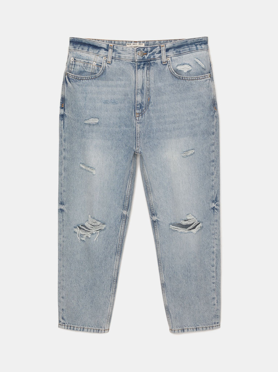 Moudda PULL & BEAR - Pantalon Denim Relaxed Déchiré TK AK - Tunisie 2