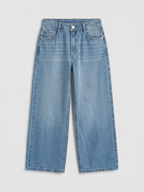 Moudda LC Waikiki - Pantalon en jean pour Fille couleur Bleu délavé à l'acide - Tunisie 1