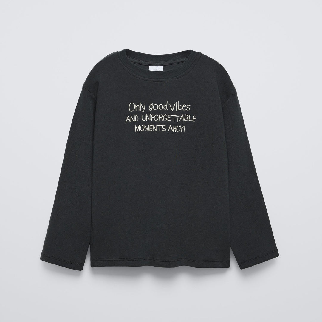 Moudda ZARA - T-shirt textes brodés - Tunisie 1