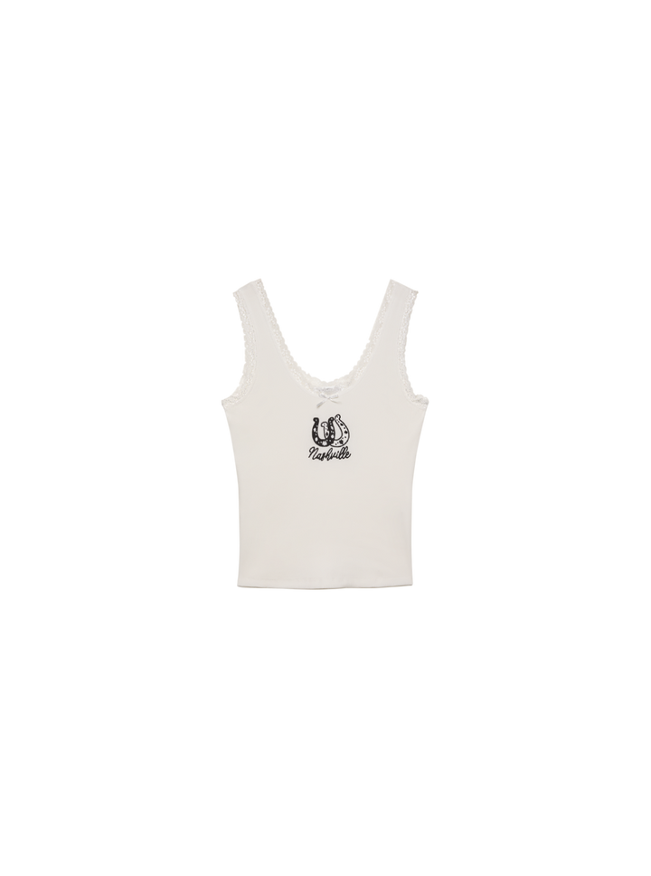 Moudda STRADIVARIUS - T-Shirt Fer à Cheval Brodé - Tunisie 1