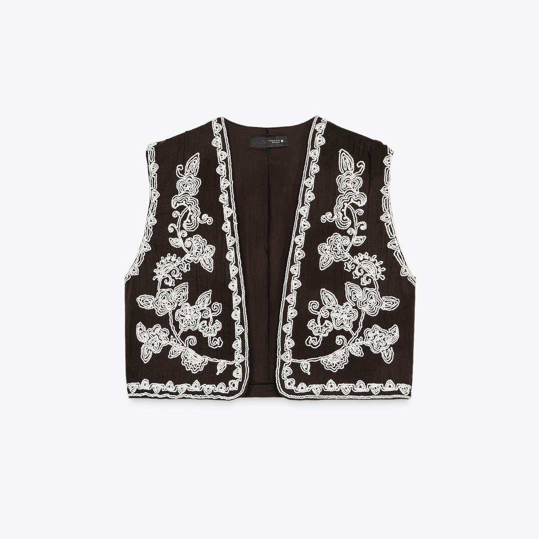 Moudda ZARA - Gilet - Broderies - Tunisie 1
