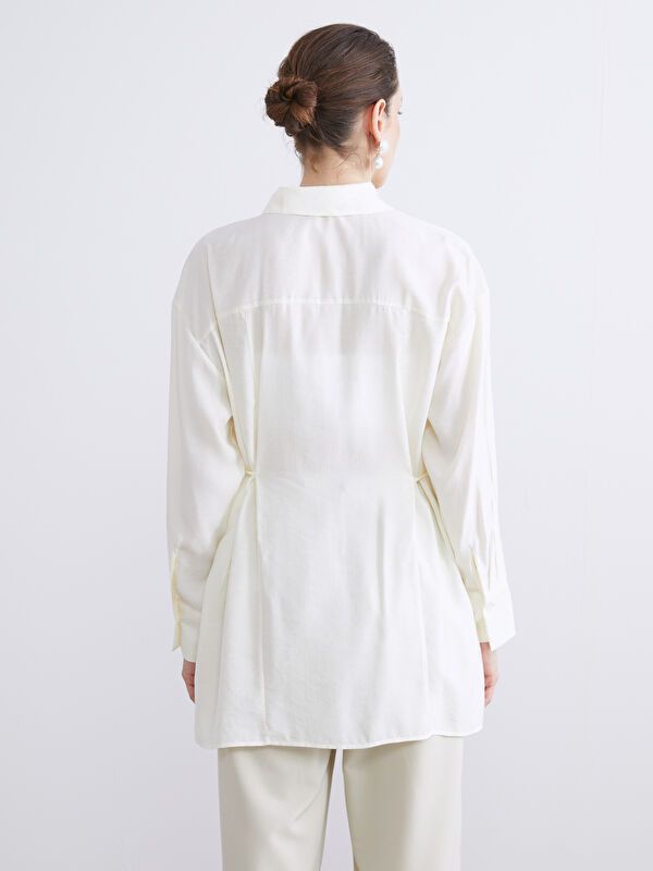 Moudda LC Waikiki - Tunique à manches longues Femme Ecru - Tunisie 4