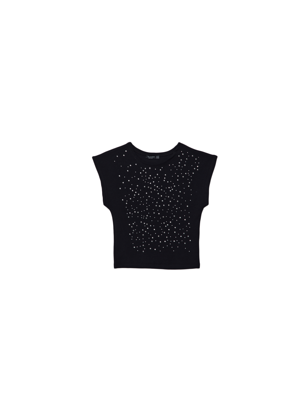 Moudda STRADIVARIUS - T-Shirt Mini Manches avec Clous - Tunisie 1