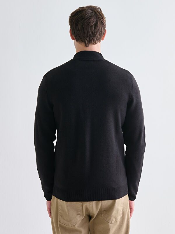 Moudda LC Waikiki - Cardigan en tricot Homme Noir - Tunisie 4