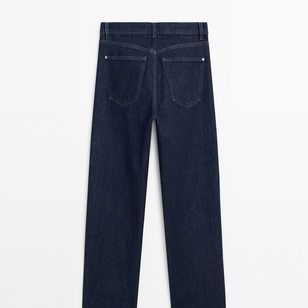 Moudda Massimo Dutti - Jean taille mi-haute droit confort longueur cheville - Tunisie 5