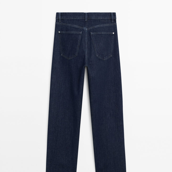 Moudda Massimo Dutti - Jean taille mi-haute droit confort longueur cheville - Tunisie 5