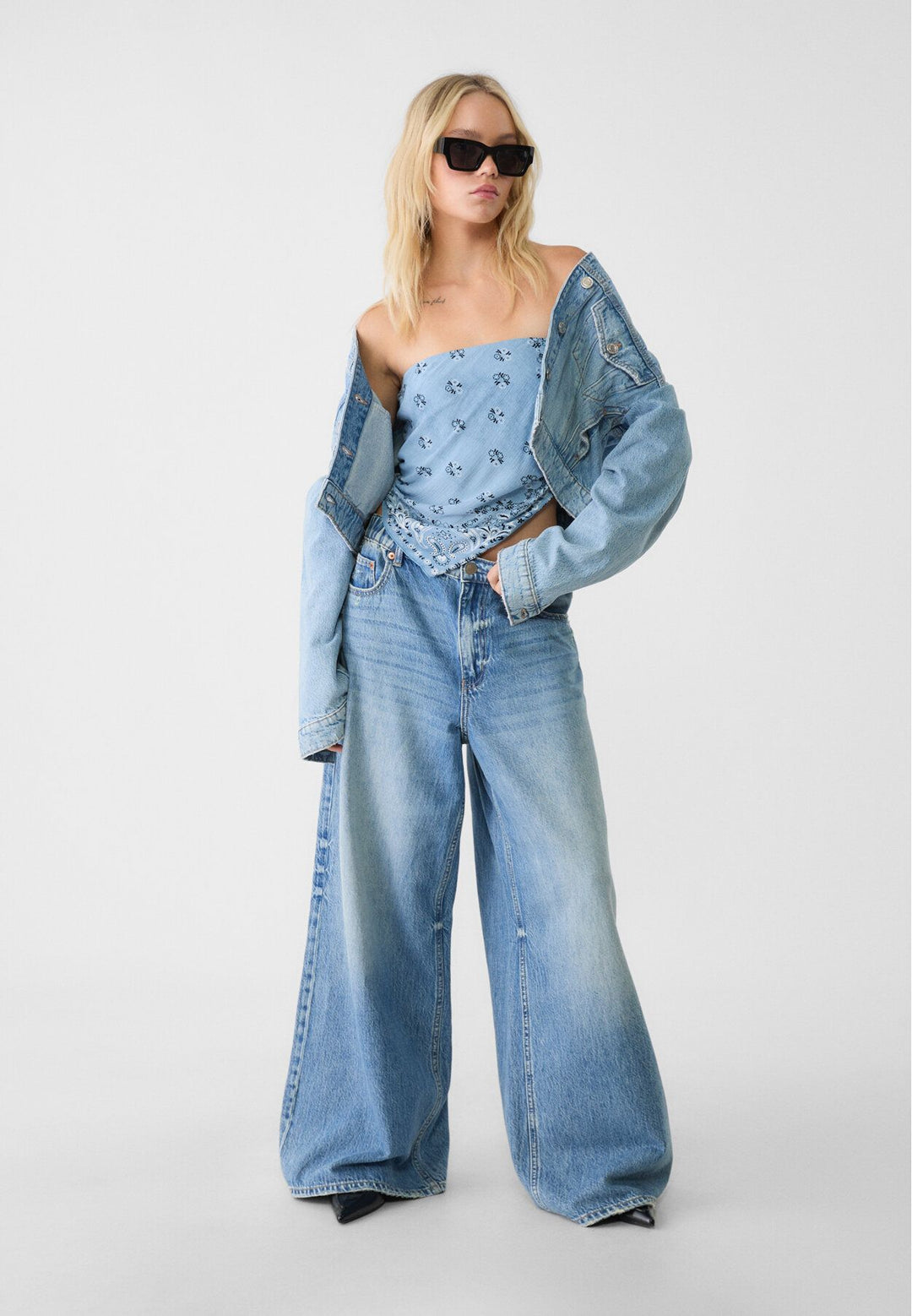 Moudda STRADIVARIUS - Top Bustier avec Foulard - Tunisie 3