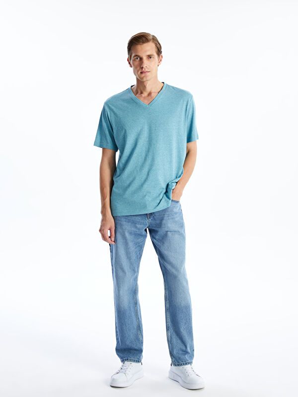 Moudda LC Waikiki - T-shirt col V manches courtes en jersey pour Homme - Tunisie 2