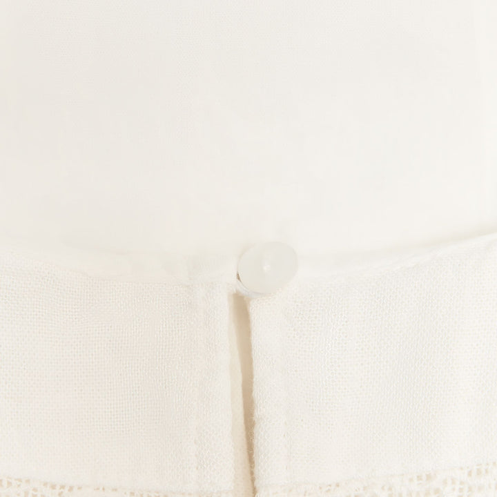 Moudda ZARA - Robe Courte Lin Bretelles - Broderie Bas & Double Cape - Tunisie 3