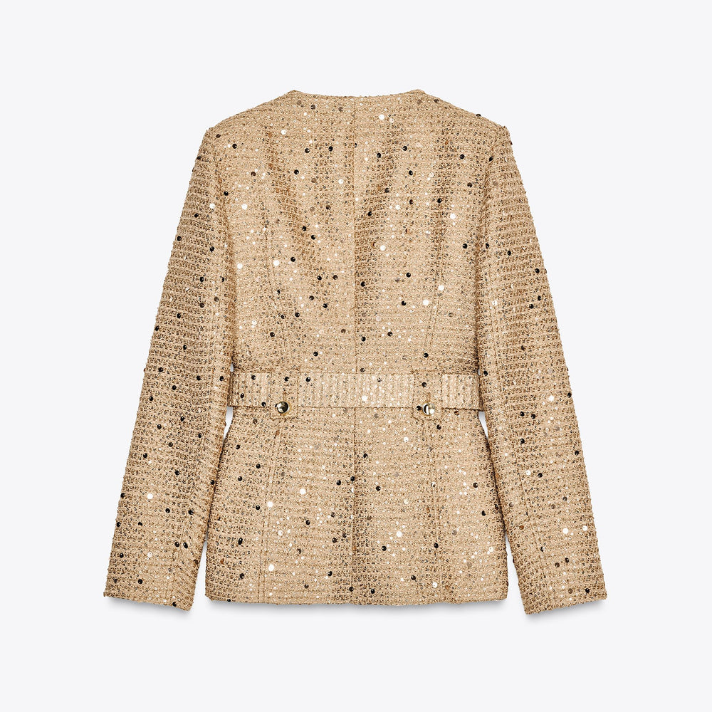 Moudda ZARA - Blazer - Ceinture Large & Boucle Dorée - Tunisie 2
