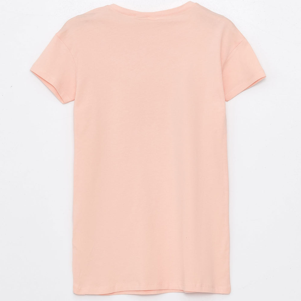 Moudda LC Waikiki - Chemise de nuit manches courtes Fille Pêche - Tunisie 2