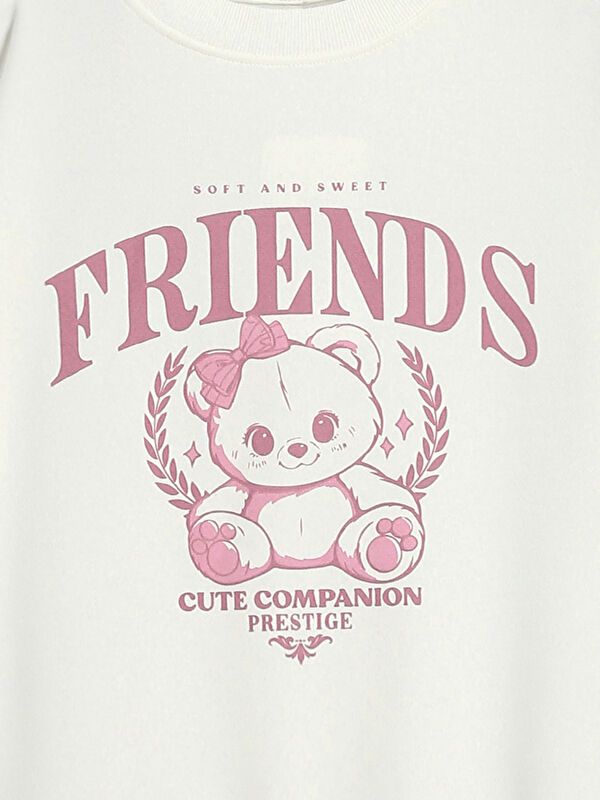 Moudda LC Waikiki - Sweatshirt en jersey Fille Buxe blanc - Tunisie 4