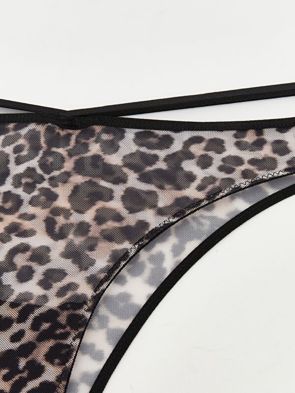 Moudda LC Waikiki - Culotte jersey Femme Imprimé marron - Tunisie 3