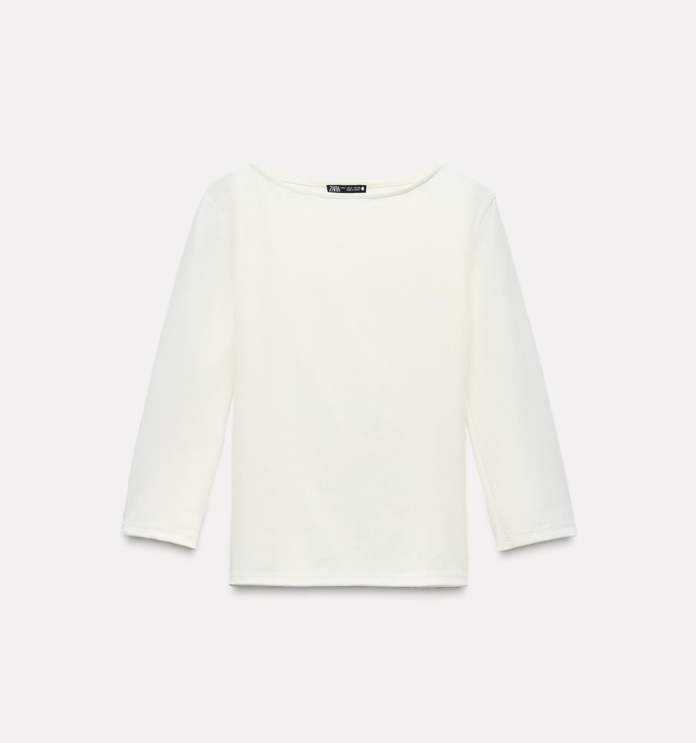 Moudda ZARA - T-shirt en polyamide, col bateau, coupe homme - Tunisie 2