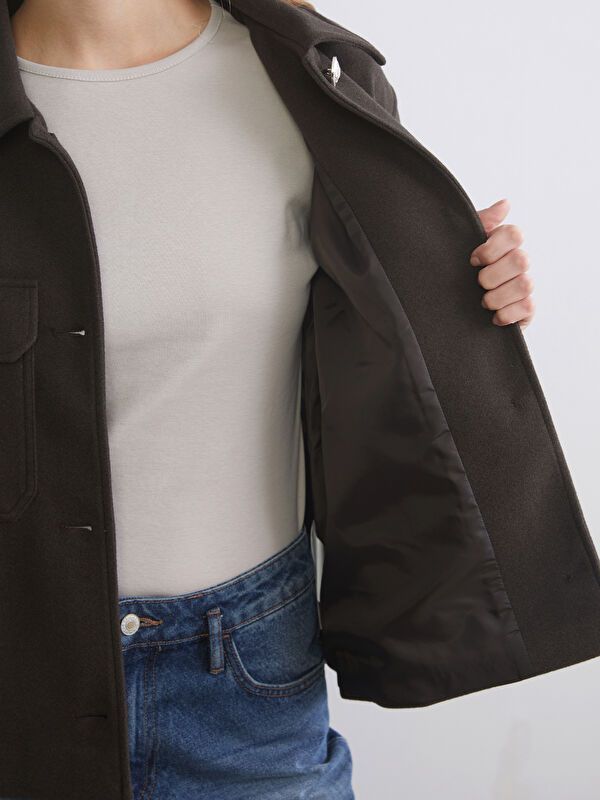 Moudda LC Waikiki - Manteau look laine pour Femme - Tunisie 4