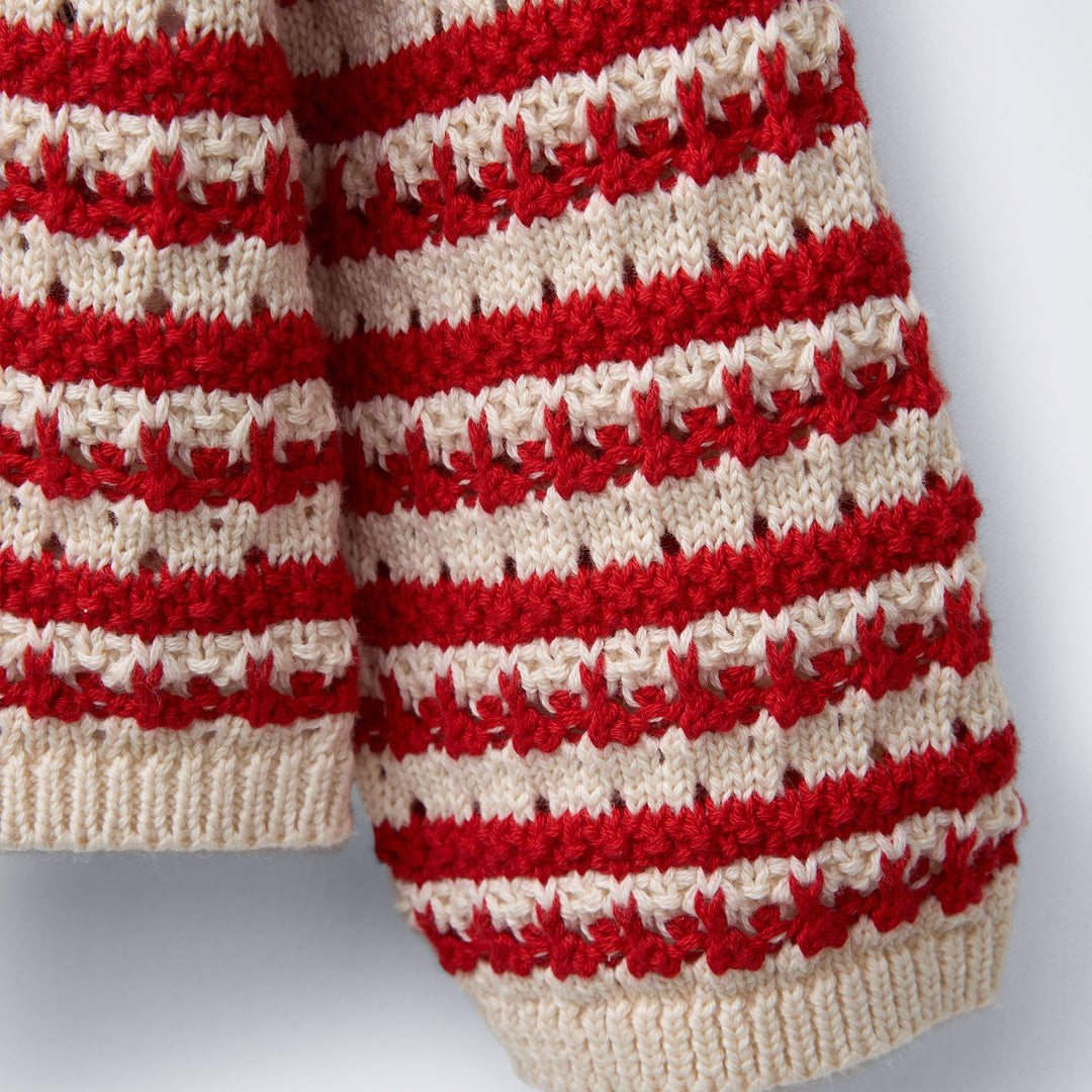 Moudda ZARA - Pull Enfant - Rayures Rouges (6T) - Tunisie 4