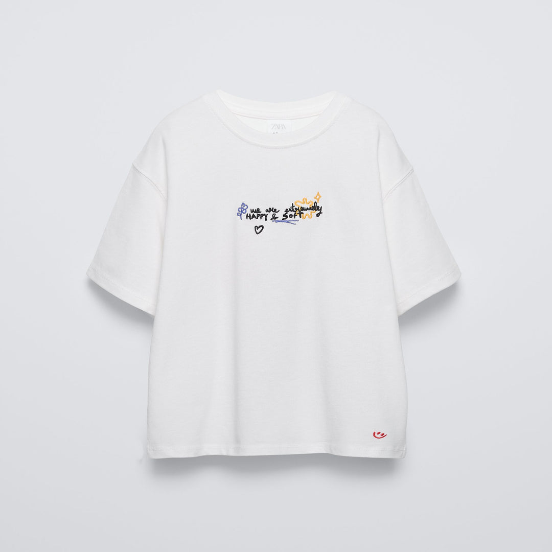 Moudda ZARA - T-shirt brodé dos bouclé - Tunisie 1