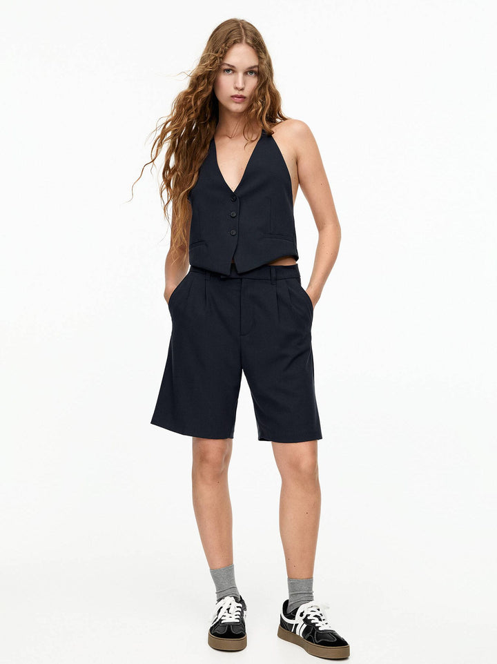 Moudda PULL & BEAR - Bermuda Longue Double Pince Collection Marino - Tunisie 7
