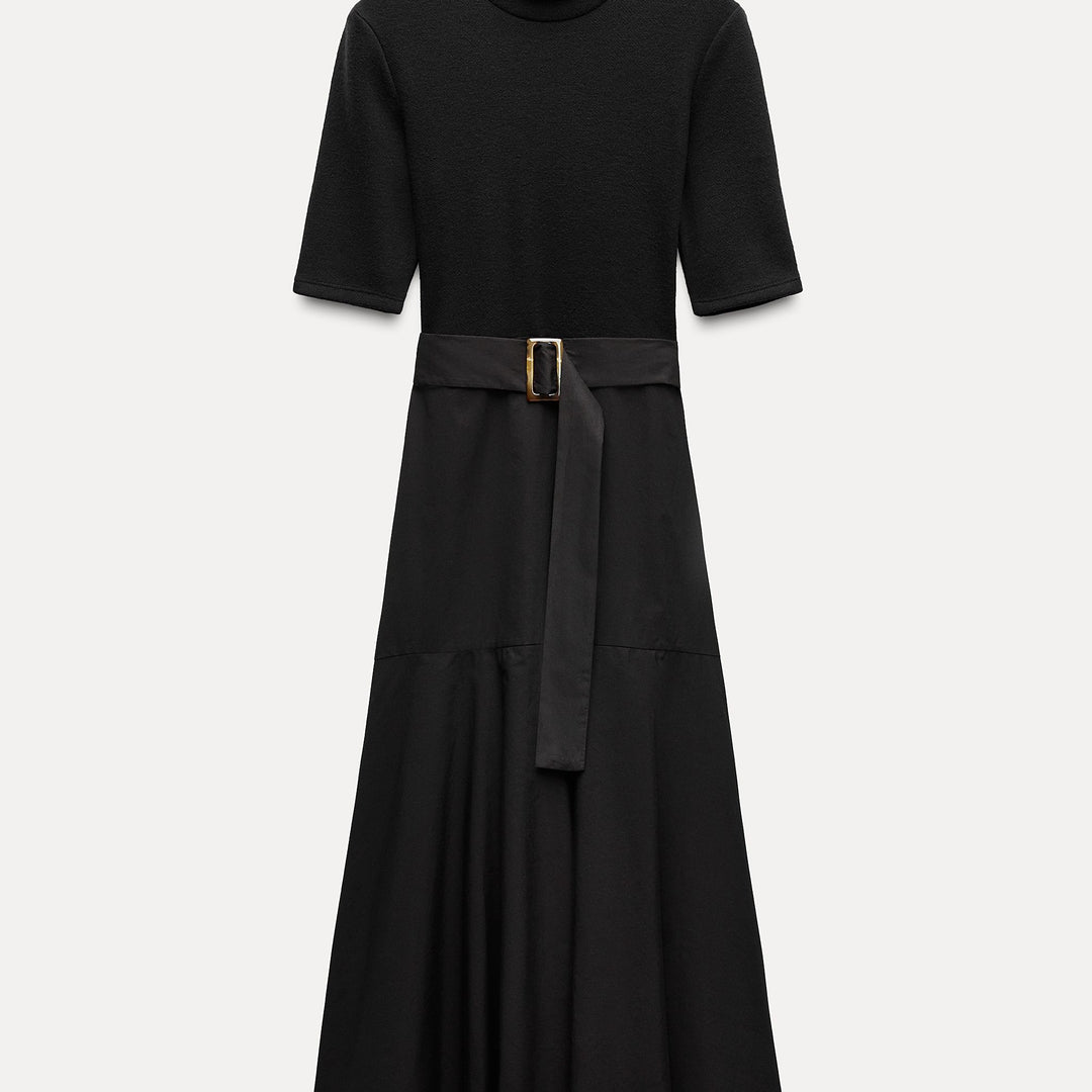 Moudda ZARA - Robe Bimatière Douce avec Ceinture - Tunisie 1