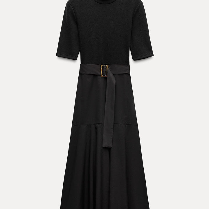 Moudda ZARA - Robe Bimatière Douce avec Ceinture - Tunisie 1