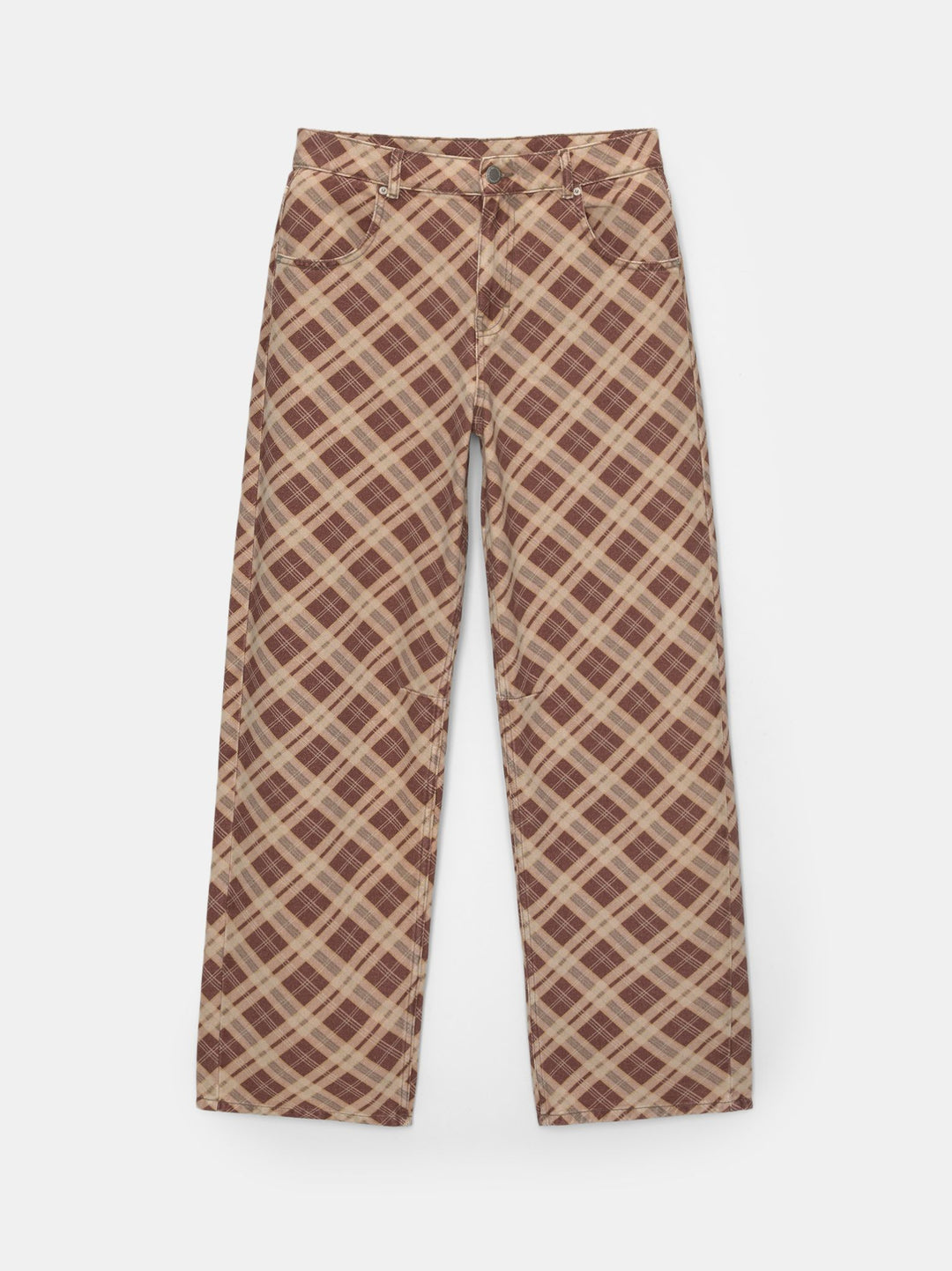 Moudda PULL & BEAR - Pantalon Ballon Baggy Losanges - Tunisie 5