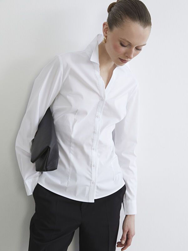 Moudda LC Waikiki - Chemise manches longues en tissu pour Femme - Tunisie 1