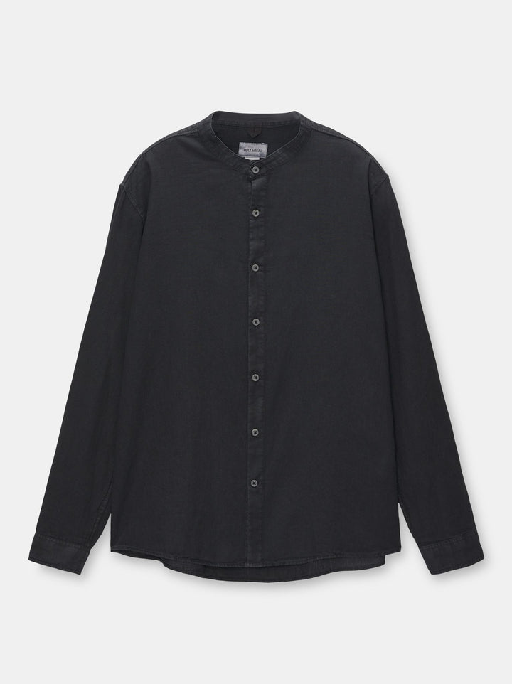 Moudda PULL & BEAR - Chemise Manches Longues Basique Col Mao - Tunisie 1