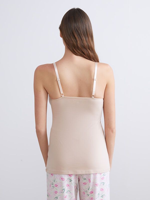 Moudda LC Waikiki - Débardeur maternité jersey Femme Rose nude - Tunisie 4