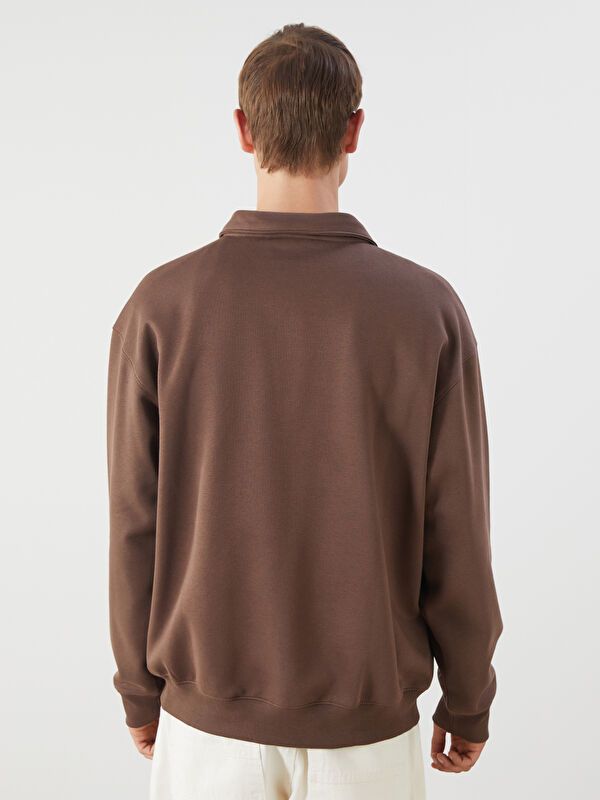 Moudda LC Waikiki - Sweatshirt en jersey Homme Brun - Tunisie 4