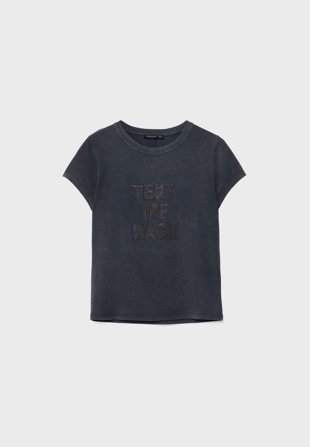 Moudda STRADIVARIUS - T-Shirt Acid Texte Brillant - Tunisie 2