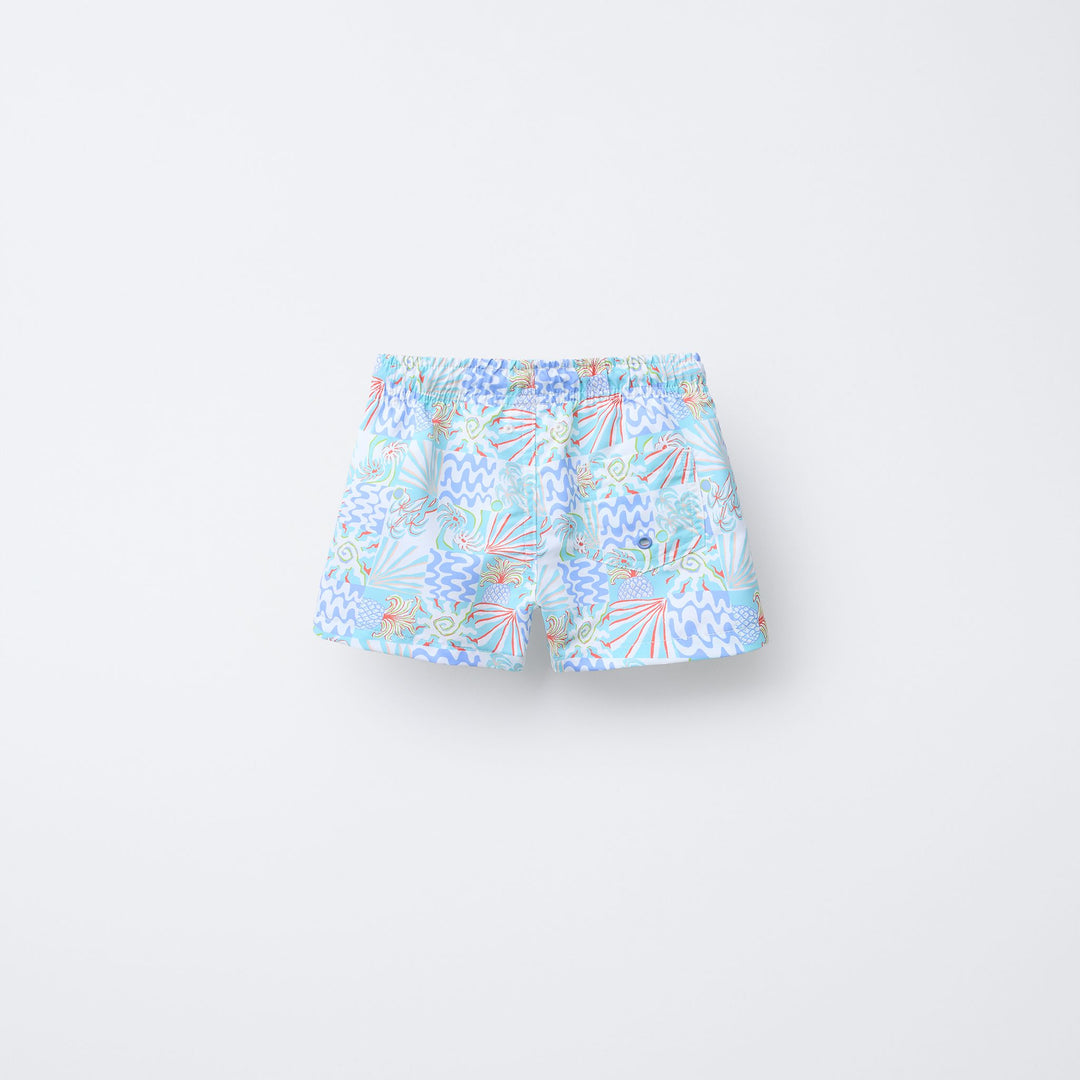 Moudda ZARA - Maillot Enfant - Damier AOP Palmiers - Tunisie 2