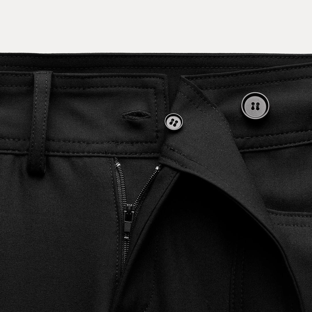 Moudda ZARA - Pantalon droit revers ourlet ceinture passante - Tunisie 3