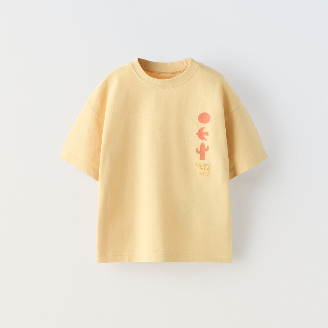 Moudda ZARA - T-shirt enfant logo devant dos + broderie - Tunisie 1