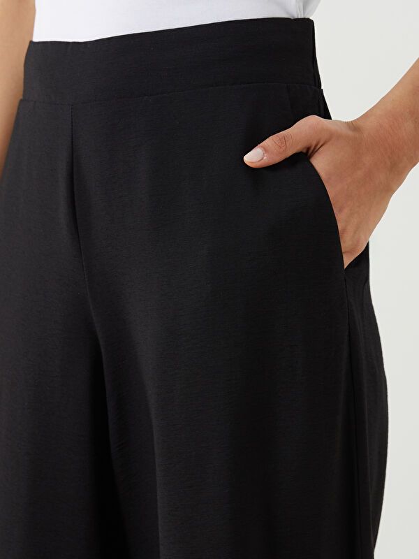 Moudda LC Waikiki - Pantalon tissé fin Femme Noir - Tunisie 3