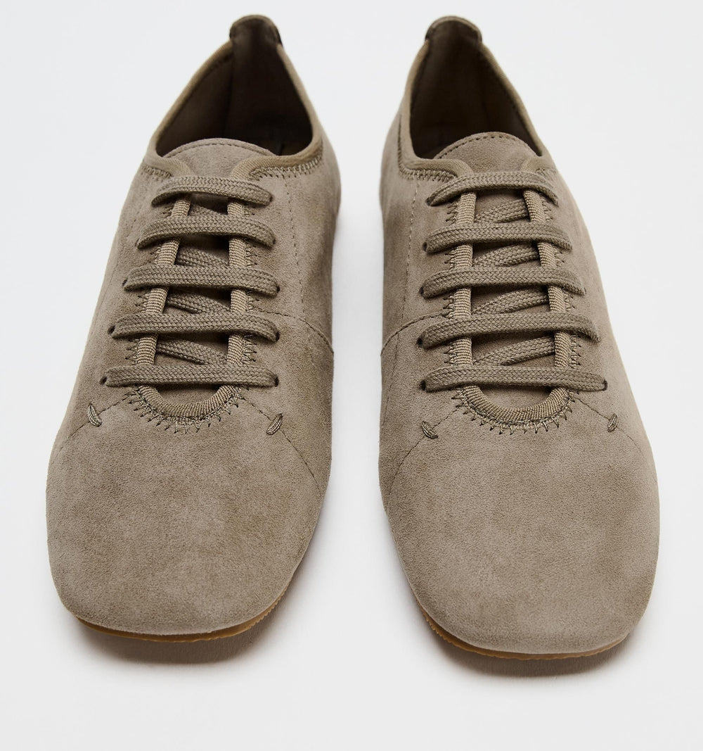 Moudda ZARA - Chaussures derby daim semelle carrée - Tunisie 2