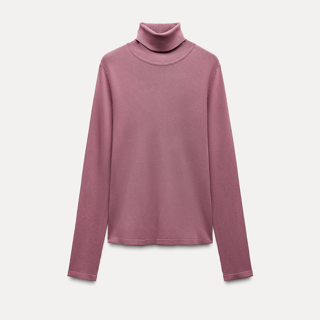 Moudda ZARA - Pull col montant extra-fin maille unie - Tunisie 1