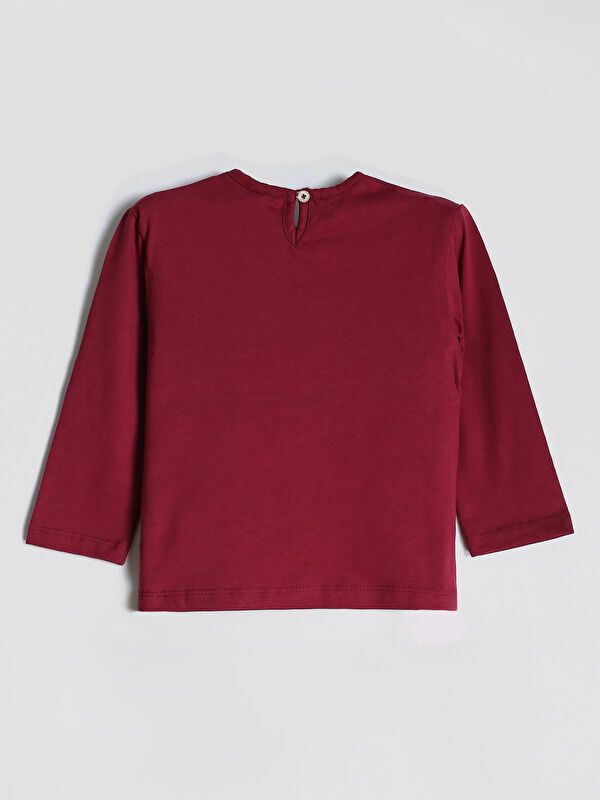 Moudda LC Waikiki - Pack body jersey manches longues Fille Bordeaux légers - Tunisie 4