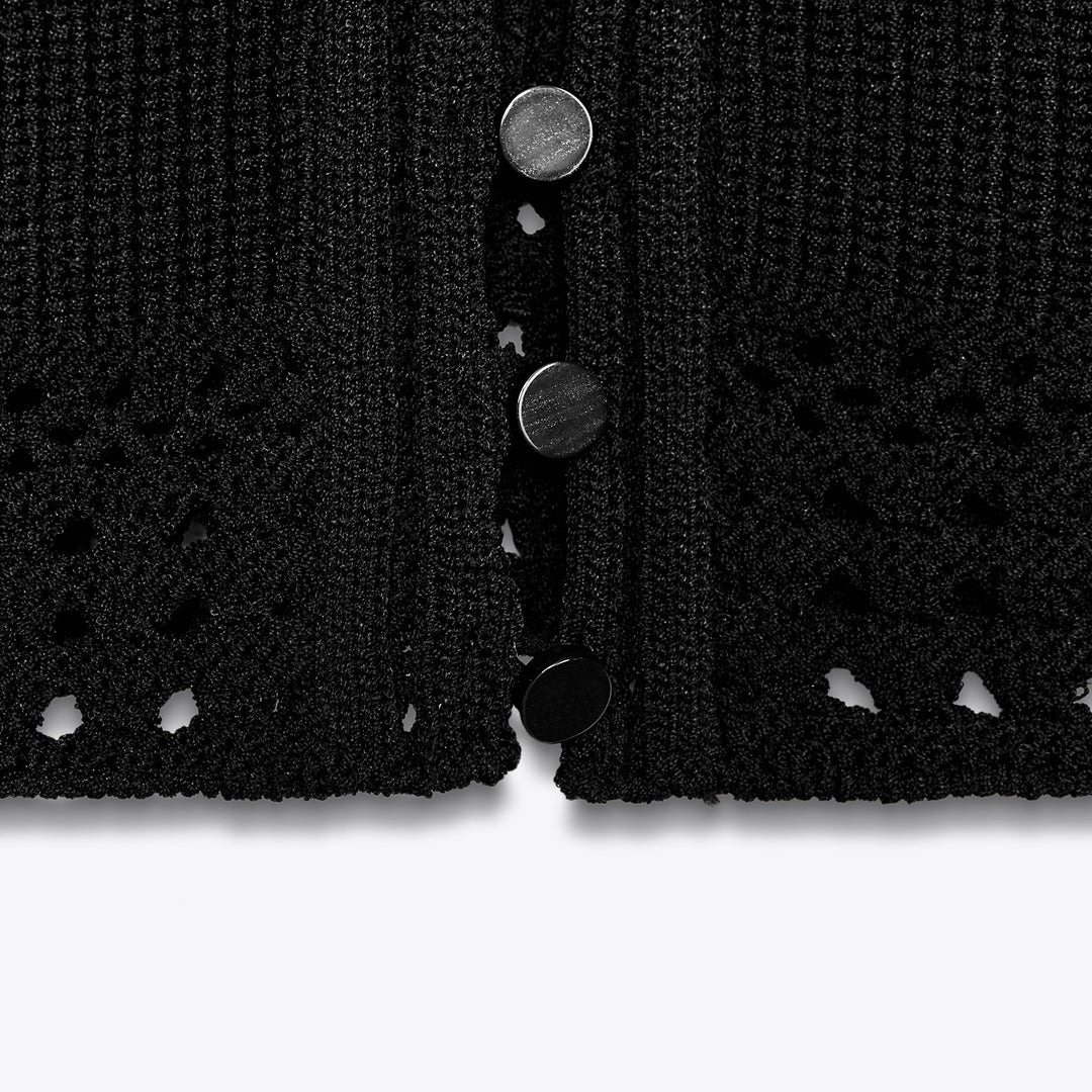 Moudda ZARA - Top Bretelles - Détail Maille Ouverte & Mini Boutons - Tunisie 3
