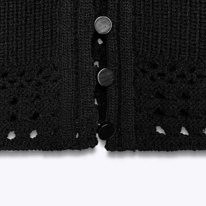 Moudda ZARA - Top Bretelles - Détail Maille Ouverte & Mini Boutons - Tunisie 3