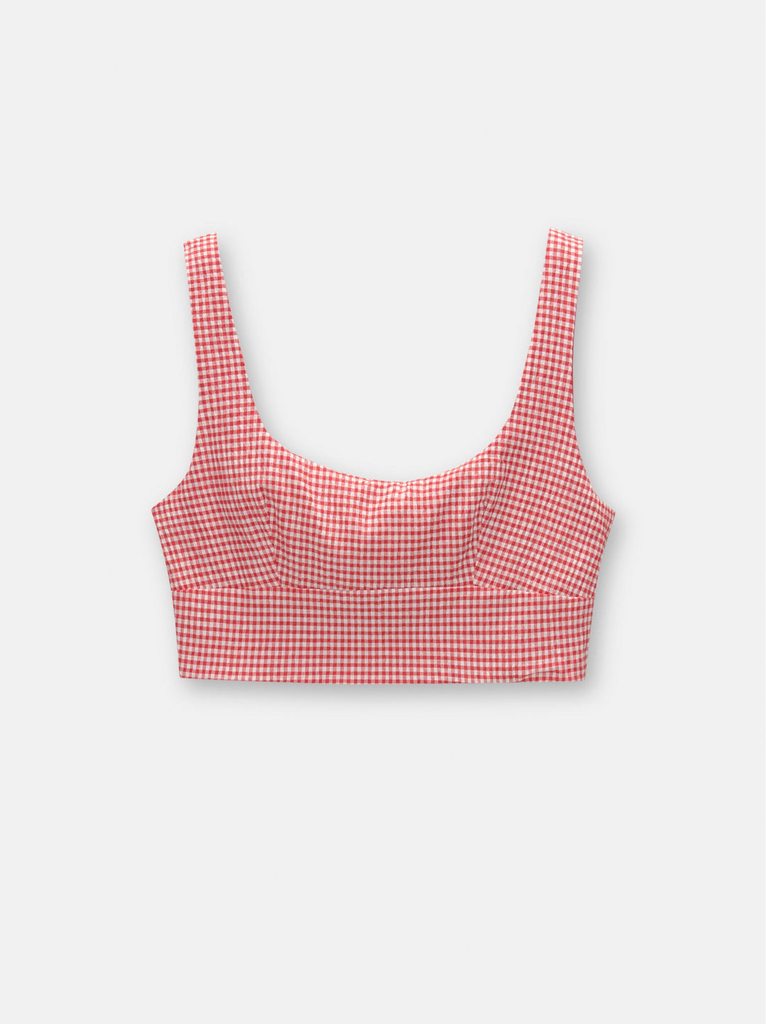 Moudda PULL & BEAR - Top Encolure Arrondie Vichy - Tunisie 2