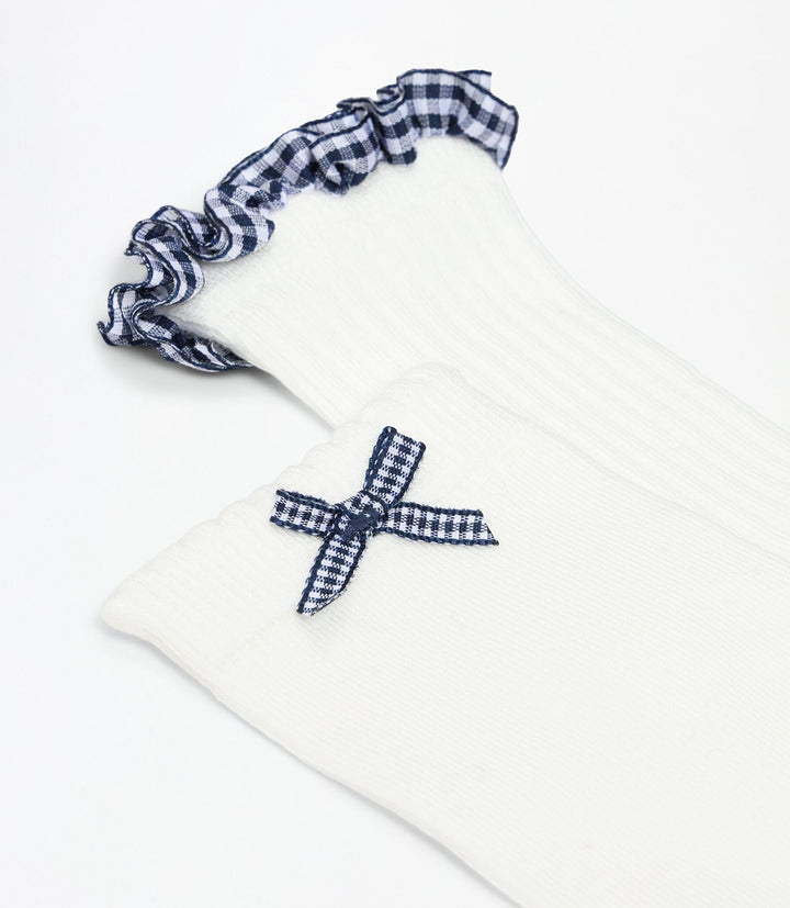 Moudda Lefties - Pack 2 Chaussettes Cheville - Fantaisie Ruban & Nœud - Tunisie 3